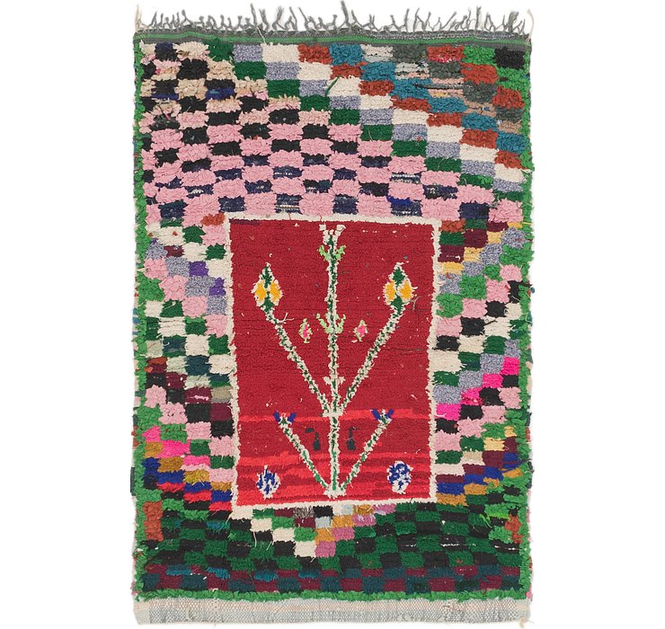 3' 7 x 5' 4 Moroccan Rug