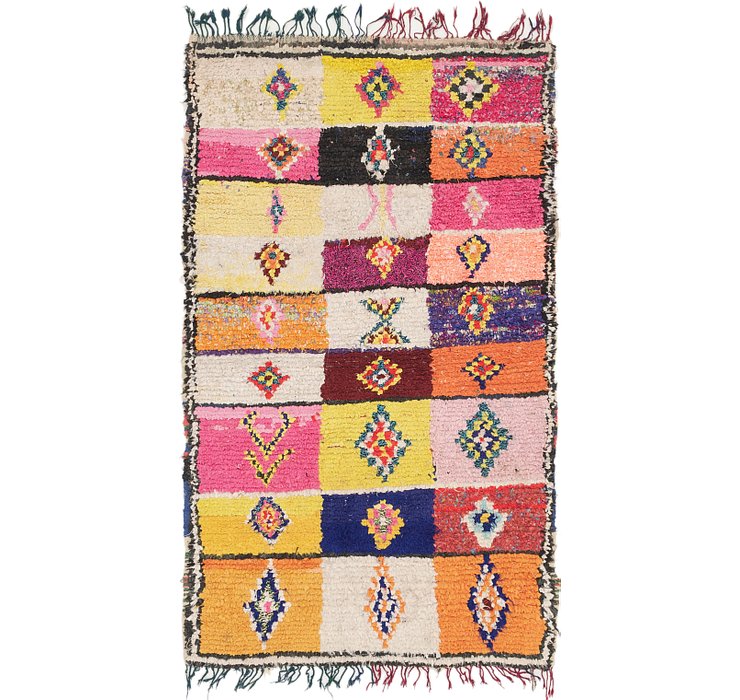 4' 9 x 8' 2 Moroccan Rug