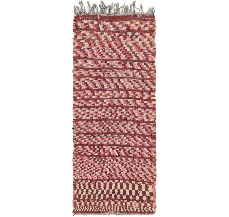 3' 4 x 7' 8 Moroccan Runner Rug
