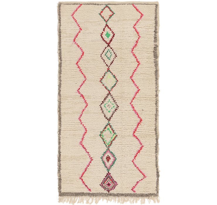 4' x 8' Moroccan Runner Rug