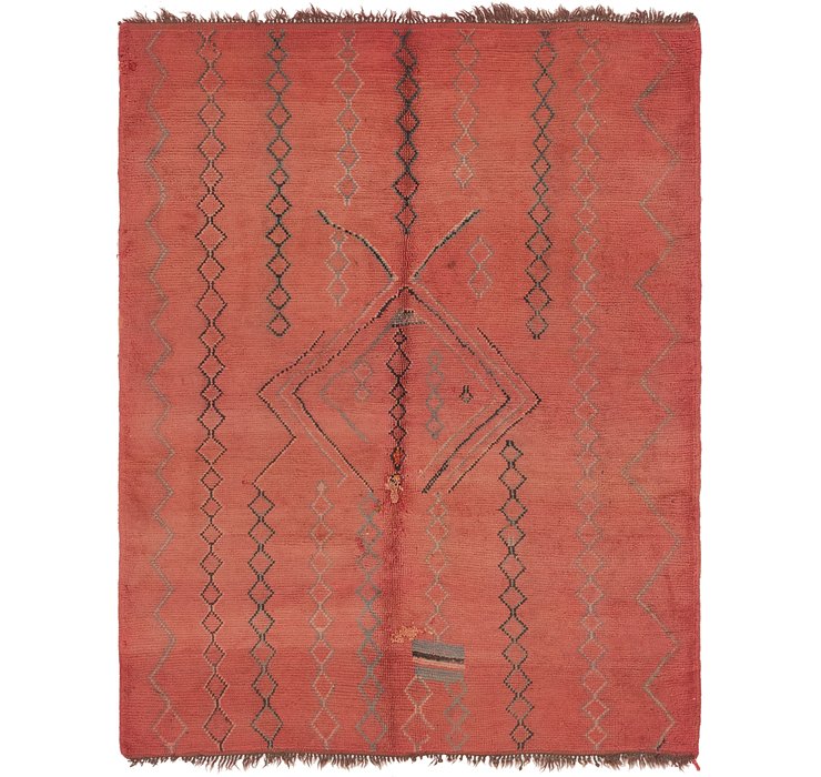 5' 9 x 7' 4 Moroccan Rug