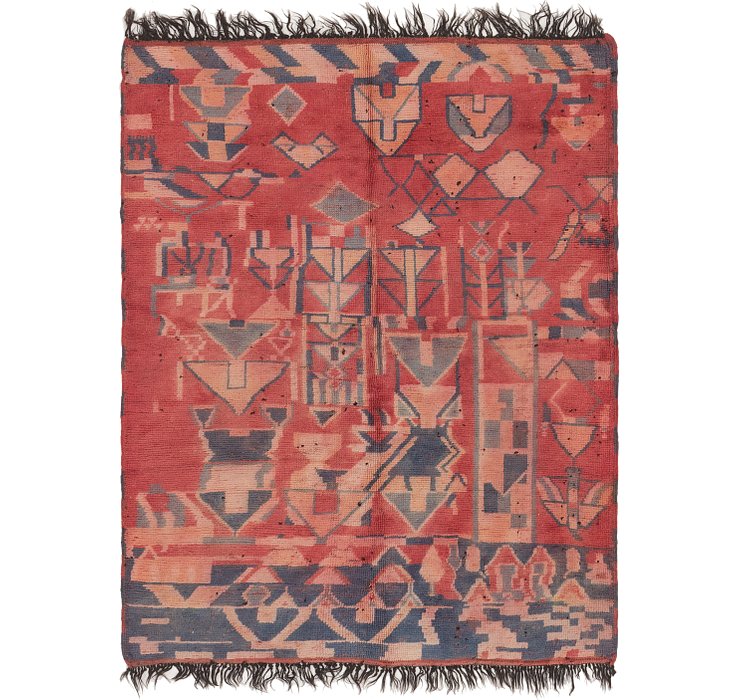 HandKnotted 5' 7 x 7' 3 Moroccan Rug