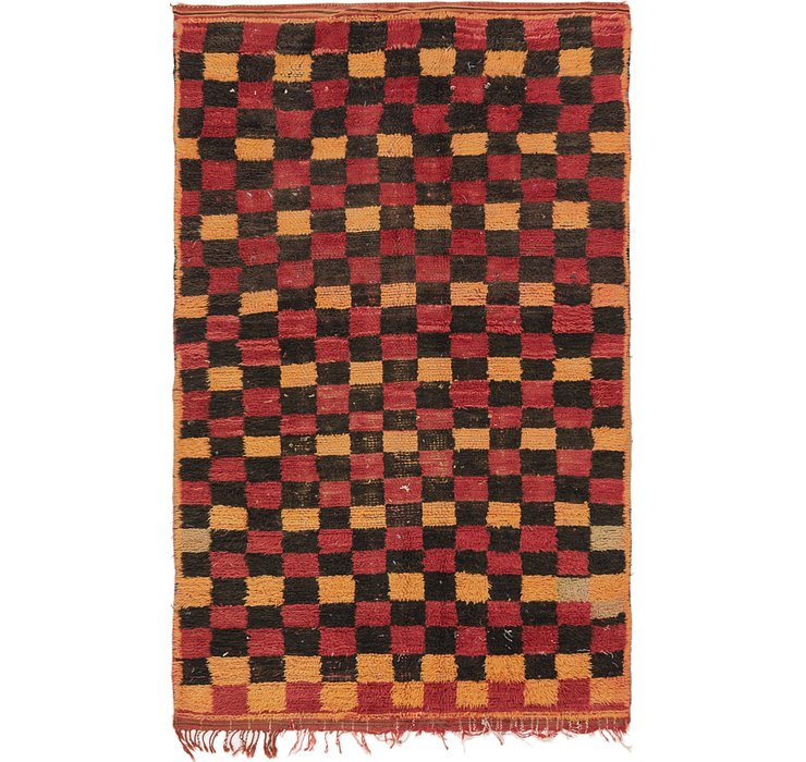 4' 2 x 6' 9 Moroccan Rug