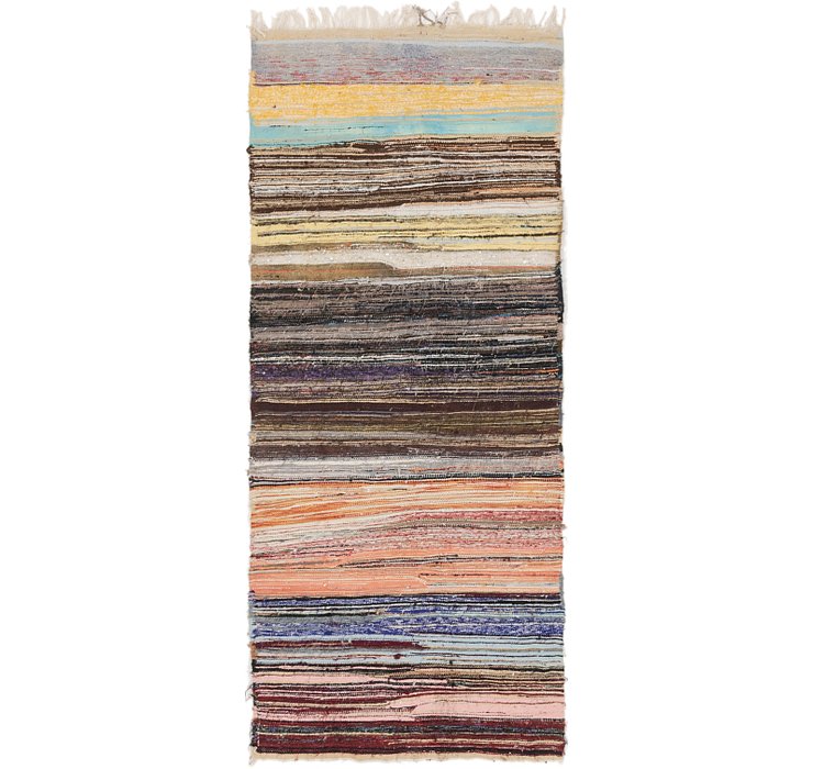 3' 3 x 7' 3 Moroccan Runner Rug