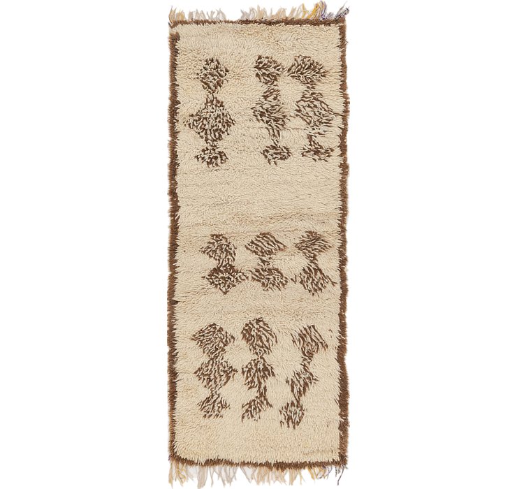 2' 6 x 6' Moroccan Runner Rug