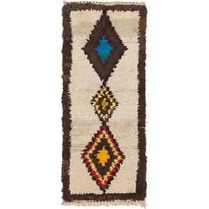 2' 10 x 6' 7 Moroccan Runner Rug