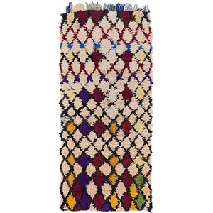 HandKnotted 2' 10 x 6' 4 Moroccan Runner Rug