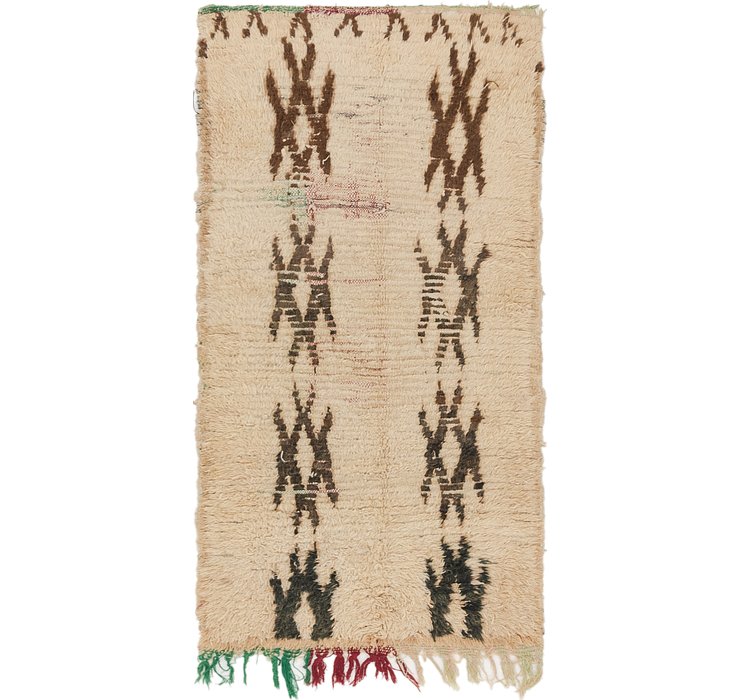 3' 6 x 6' 7 Moroccan Rug