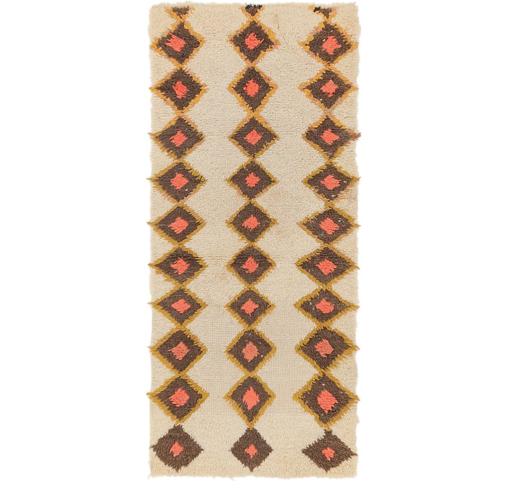 2' 8 x 6' Moroccan Runner Rug