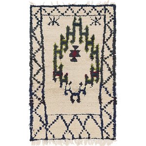 HandKnotted 3' x 4' 10 Moroccan Rug