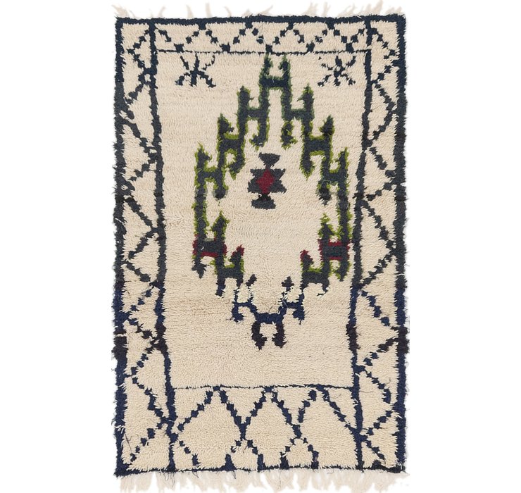 3' x 4' 10 Moroccan Rug