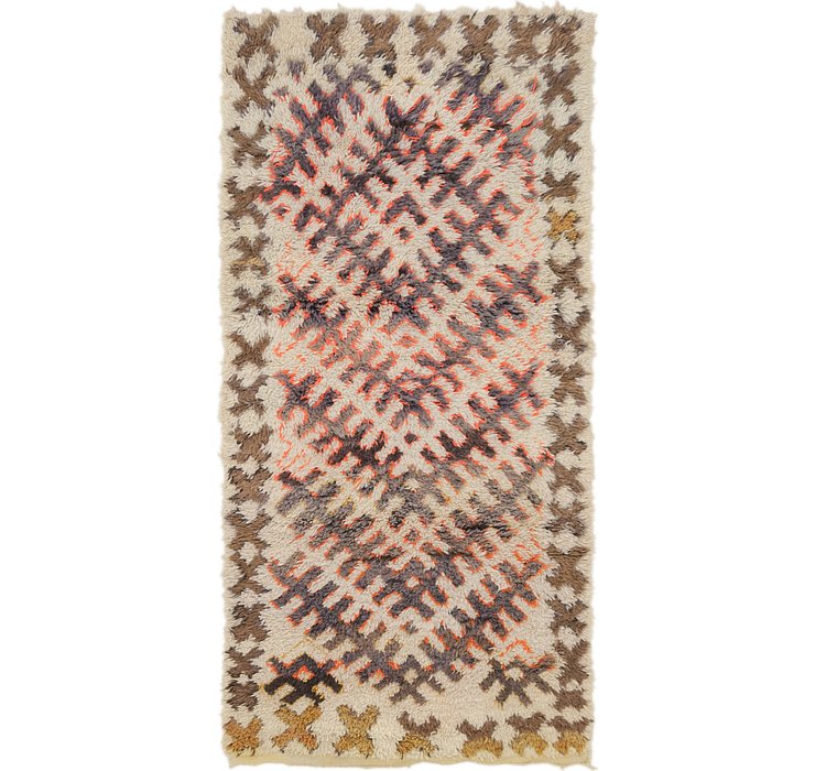 3' x 6' 3 Moroccan Runner Rug