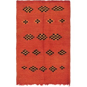 4' x 6' 2 Moroccan Rug