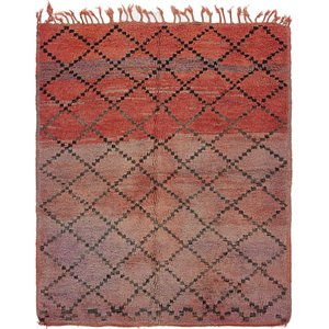 5' 10 x 6' 10 Moroccan Square Rug