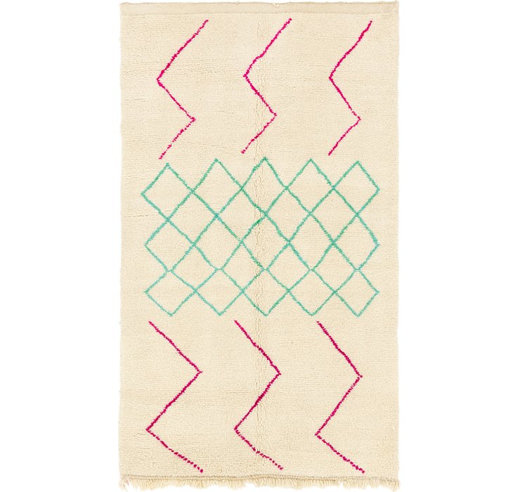 4' 10 x 8' 5 Moroccan Rug