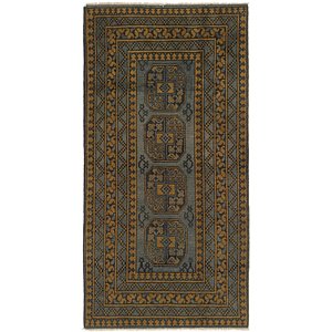 3' 3 x 6' 4 Afghan Akhche Runner Rug