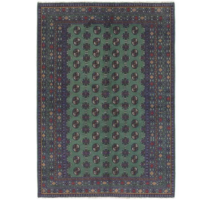 5' 6 x 7' 10 Afghan Akhche Rug