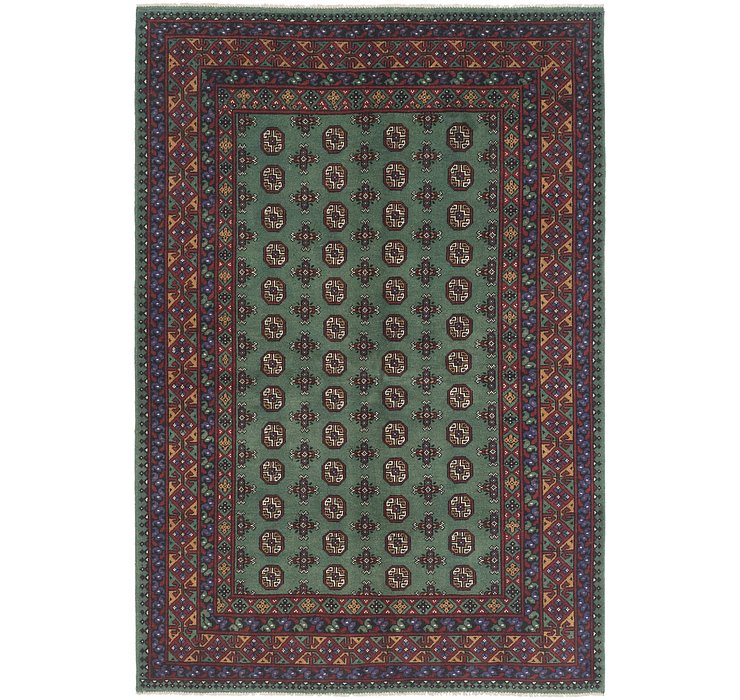 5' 4 x 7' 10 Afghan Akhche Rug