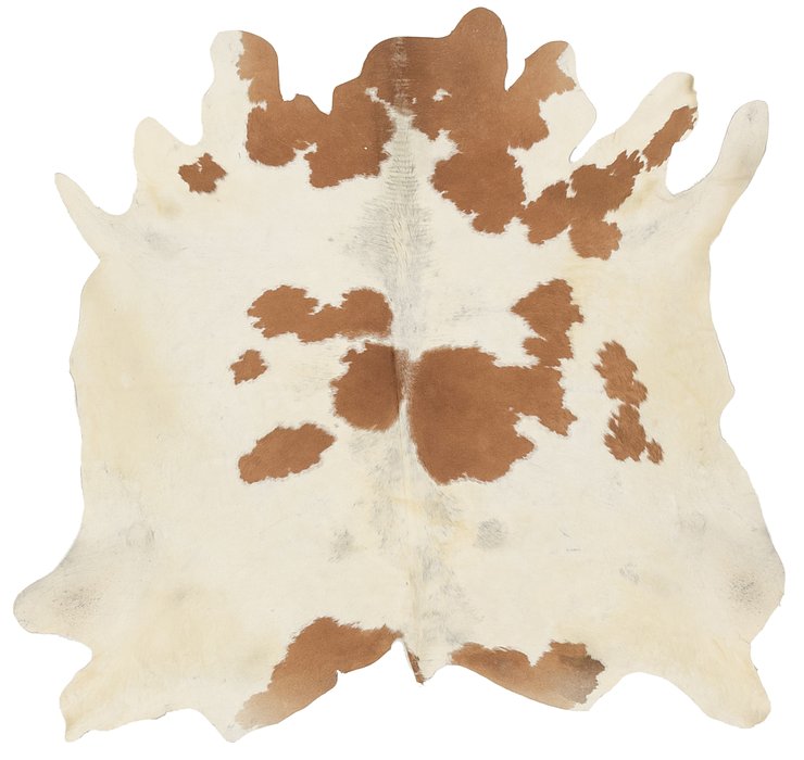 152cm x 183cm Cowhide Square Rug