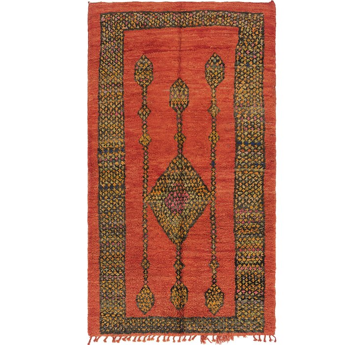 6' 3 x 11' 3 Moroccan Runner Rug