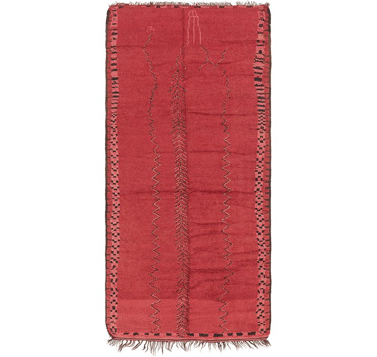 5' 9 x 12' 3 Moroccan Runner Rug