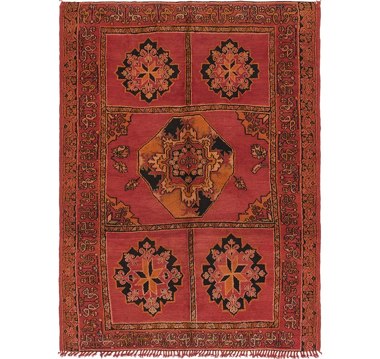 6' 7 x 9' 2 Moroccan Rug