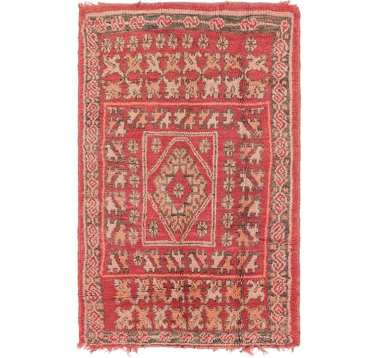3' 5 x 5' 5 Moroccan Rug