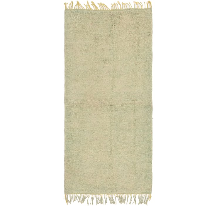HandKnotted 3' x 6' 6 Moroccan Runner Rug