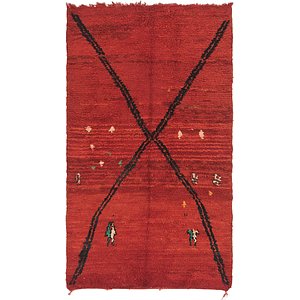 3' 10 x 6' 7 Moroccan Rug