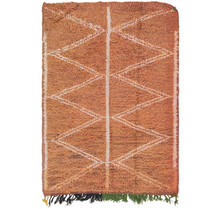 HandKnotted 3' 6 x 5' Moroccan Rug