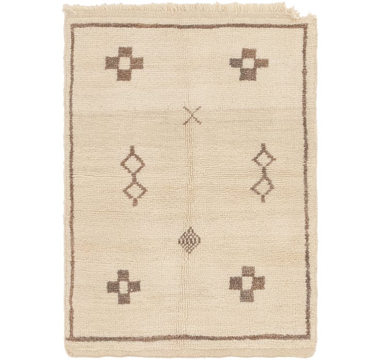 3' x 4' 2 Moroccan Rug
