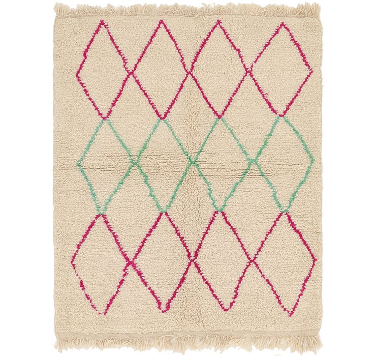 HandKnotted 3' 9 x 4' 9 Moroccan Rug