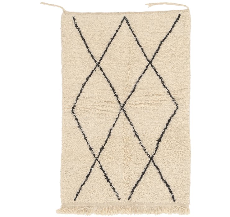 3' 2 x 4' 9 Moroccan Rug