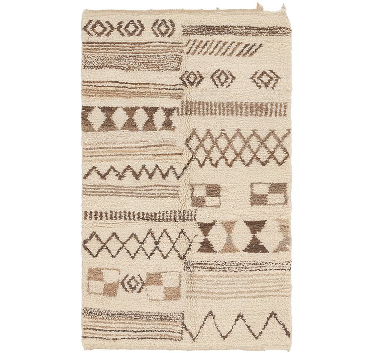 3' 5 x 5' 6 Moroccan Rug