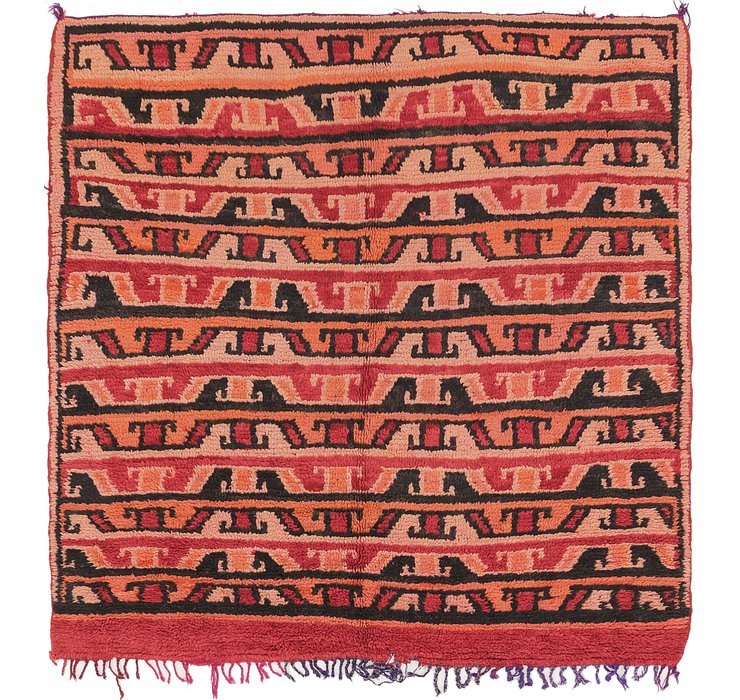 HandKnotted 5' 10 x 6' Moroccan Square Rug