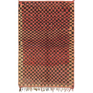 4' 2 x 6' 6 Moroccan Rug