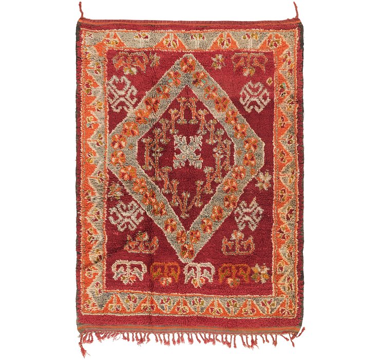 4' 3 x 6' Moroccan Rug