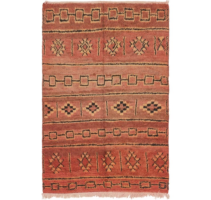 4' 4 x 6' 10 Moroccan Rug