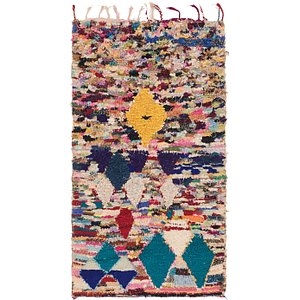 3' 10 x 7' 4 Moroccan Runner Rug