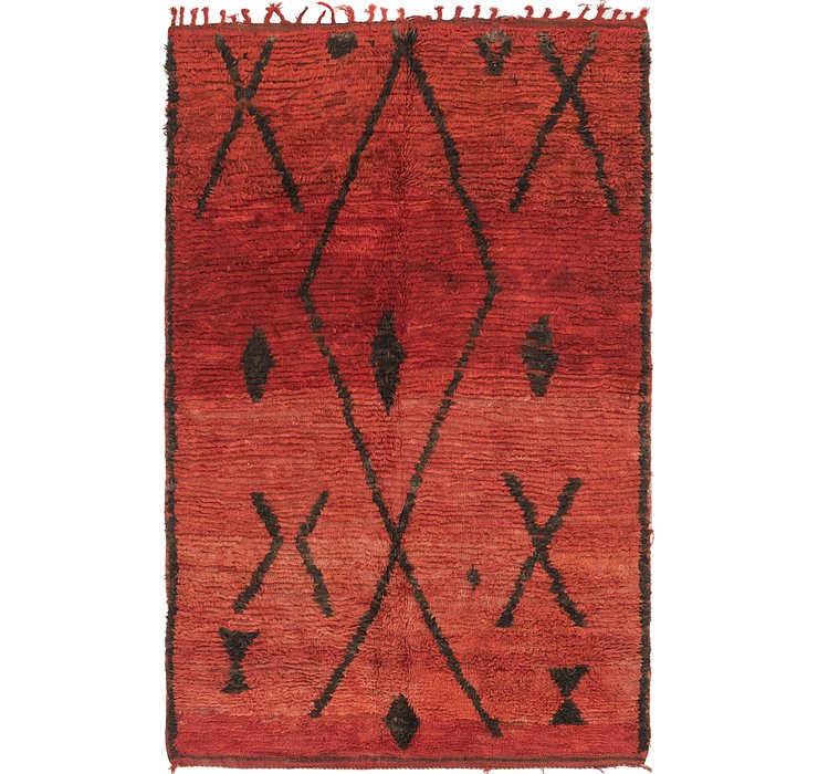 4' 5 x 7' Moroccan Rug