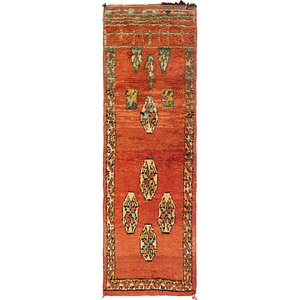 3' x 9' 5 Moroccan Runner Rug
