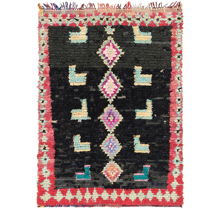 HandKnotted 4' 5 x 6' Moroccan Rug