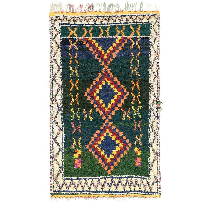 4' 2 x 6' 7 Moroccan Rug