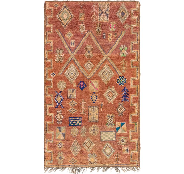 4' 10 x 8' 5 Moroccan Rug