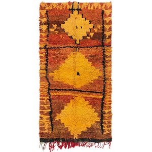 3' 4 x 6' 10 Moroccan Runner Rug