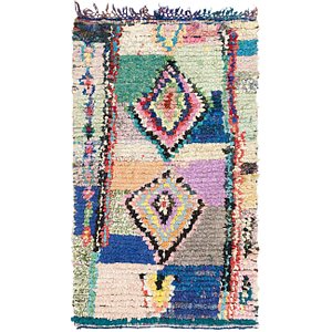 4' 3 x 7' 2 Moroccan Rug