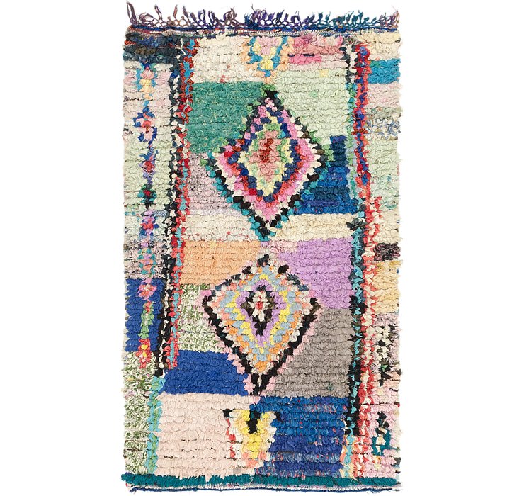 4' 3 x 7' 2 Moroccan Rug