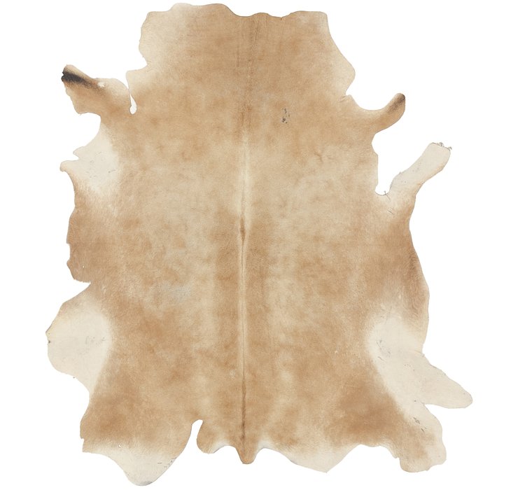 160cm x 170cm Cowhide Square Rug