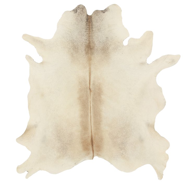 142cm x 152cm Cowhide Square Rug