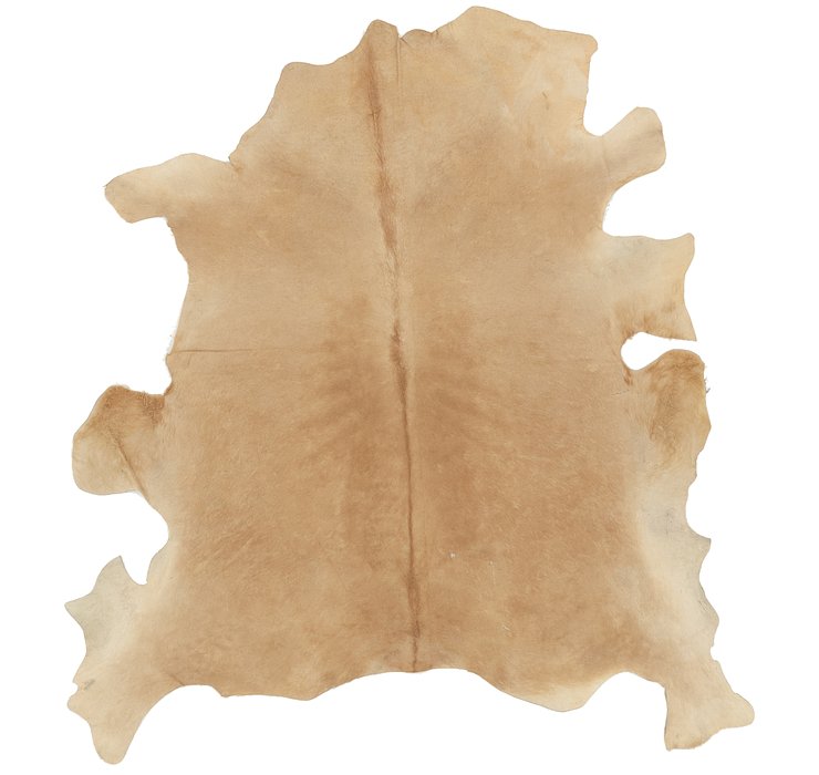 5' 8 x 5' 9 Cowhide Square Rug